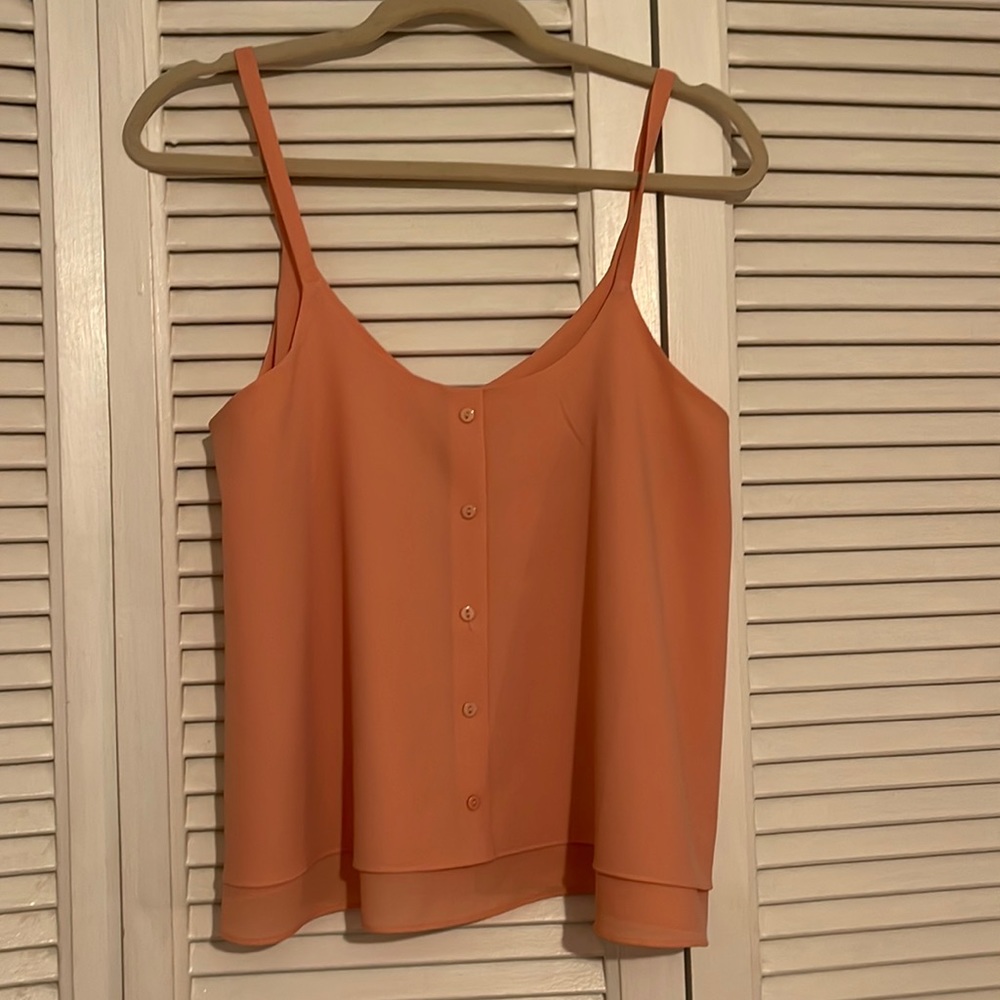 Light pink flowy tank top
